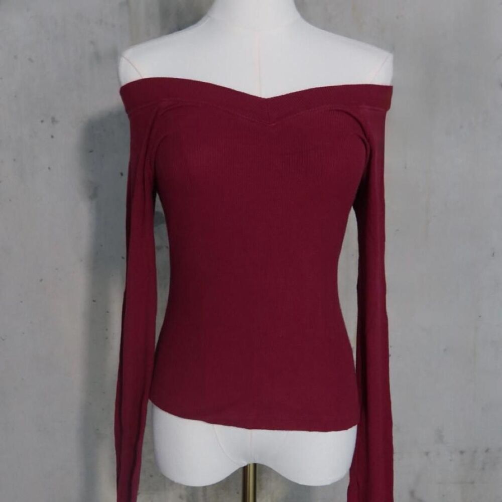 Urban-outfitters Women's Burgundy and Red Blouse